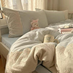 MKXI Blue Gingham Duvet Cover Set Full Size - Image 2