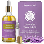 Organic Lavender Essential Oil for Diffuser 4oz by Essencetics