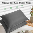 Gogreen Bamboo Rayon Waterproof Pillow Protector, Breathable Pillow Cover - Image 2