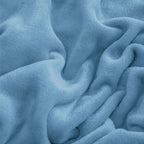 BEDELITE Flannel Sheets King Size Forever Blue - Image 5