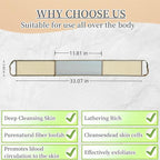 Exfoliating Natural Loofah Sponge Back Scrubber - Image 7