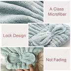 Jseng Microfiber Hair Drying Towel Cap, Extrame Soft & Ultra Absorbent - Image 4