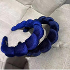 Fashion Headbands for Women Padded Fabric Hair Bands Wide Velvet Non Slip - Image 5