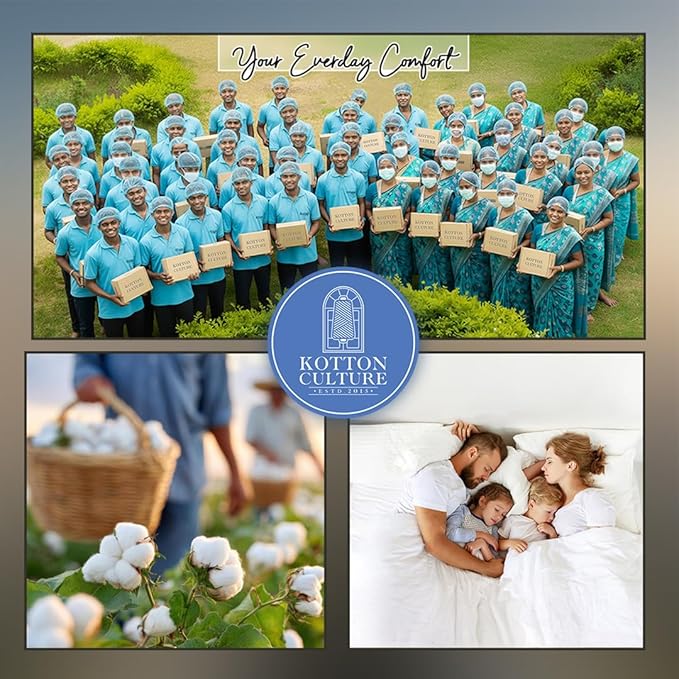 Kotton Culture 1 Pc California King Size Duvet Cover Only -100% Egyptian Cotton - Image 7