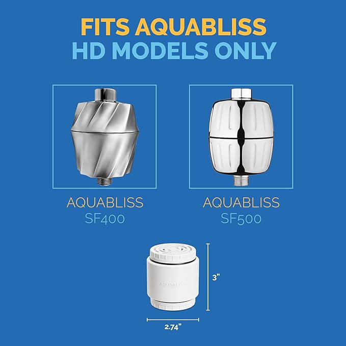 AquaBliss HD Multi Stage Shower Filter Replacement Cartridge - Image 5