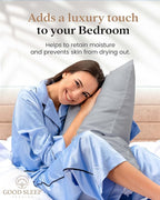 Set of 4 Pillow Cases Queen Standard, 800 TC 100% Egyptian Cotton, Silky Soft - Image 4