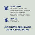 Dr Teal's Pure Epsom Salt Body Scrub, Relax & Relief - Image 3