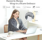 SNUGSUN Heated Blanket Throw Size, Soft and Cozy Electric Heating Blanket - Image 4