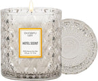 Chloefu LAN Hotel Scented Candle Natural Essential Oil, Luxury Scented Soy Jar by ChloefuLANScentedCandles