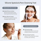 Blackhead Remover Tool, Stainless Steel Face Scraper, Skin Scrubber Face Spatula - Image 5
