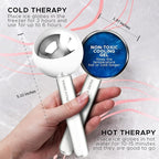 Ice Globes for Facials, Unbreakable Steel Cooling Roller, Cryo Sticks for Face - Image 3