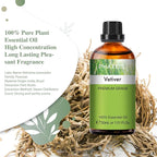 Vetiver Essential Oil, 1.01Fl.Oz PHATOIL Pure Essential Oil Singles - Image 2
