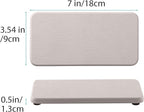 NiuYichee 2 Pcs Water Absorbing Stone Trays, Kitchen/Bathroom Sink Soap Dish - Image 3