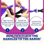 2 Pcs Resistance Band with Handles Chair Exercise Equipment - Image 5