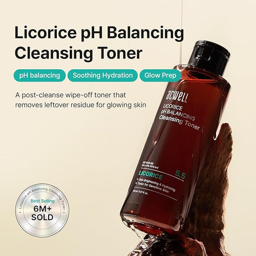 ACWELL Licorice pH Balancing Korean Toner - Image 2