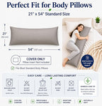 evoLive 100% Rayon Derived from Bamboo Cooling Breathable Body Pillow - Image 7