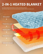Homemate Electric Heated Throw Blanket - Image 7