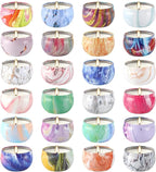 YOROXRG Scented Candles Gifts Set 24 Pack Soy Wax Travel Tin Jar Candles by YOROXRG