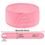 Whaline 4 PCS Spa Headband, Make up Hair Band, Stretch Terry Cloth Headband - Image 2