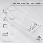 Linen Home 100% Cotton Percale Weave Fitted Sheet, Twin Size, Pastel Turk - Image 4