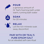 Dr Teal's Foaming Bath with Pure Epsom Salt, Melatonin Sleep Soak with - Image 3