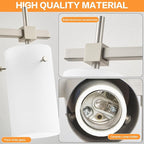 SOLFART Brushed Nickel Bathroom Light Fixtures, 3-Light Modern Vanity Light - Image 6