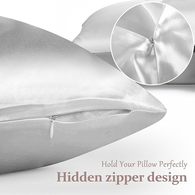 2 Pack 100% Pure Silk Pillowcase - Image 5