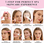 Pjordo Facial Steamer Spa Kit, 12 Skin Care Tools & 5 Jelly Mask Powder - Image 8