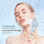 COSLUS Facial Cleansing Brush Silicone Face Scrubber: 2 in1 FBS-D Electric - Image 5