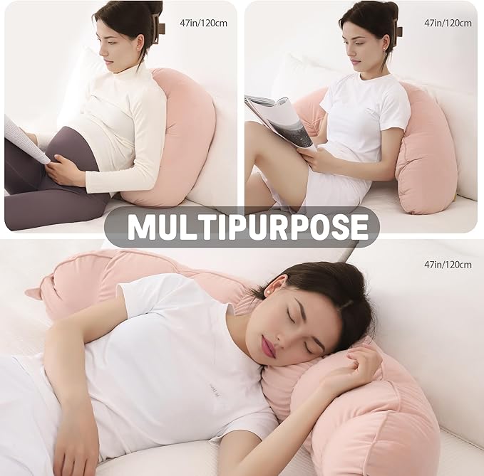 Peallow – Long Round Body Pillow - Image 6