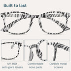 Gaoye Zebra Blue Light Glasses for Computer & Gaming - Image 6