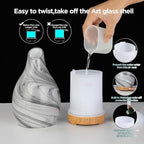 Essential Oil Diffuser, Art Glass Ultrasonic Aromatherapy Diffuser - Image 6