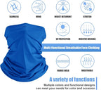 Geyoga 6 Pieces Summer UV Protection Cooling Neck Gaiter Face Clothing Neck - Image 3