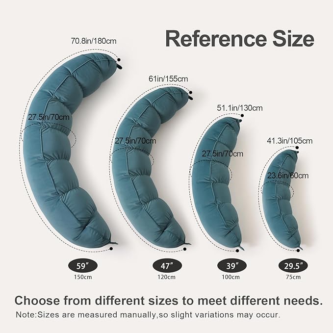Peallow – Long Round Body Pillow - Image 2
