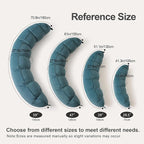 Peallow – Long Round Body Pillow - Image 2