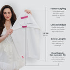 FORMUL-A Microfiber Hair Towel Wrap – Anti Frizz Towel - Image 2