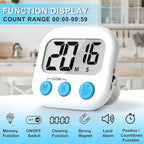 ZILLEEN Classroom Timer for Kids Teachers 6 Pack Digital Timers - Image 4