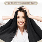 SUNLAND Microfiber Hair Towels Anti Frizz Hair Drying Towel Super Absorbent - Image 2
