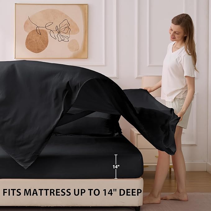Twin Comforter Set Black - Image 7