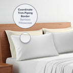 Kickoff Viscose Bamboo Pillowcase, 100% Organic Hidden Zippered Viscose Bamboo - Image 6