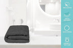Large Bath Towels Bulk Set of 12 – 100% Cotton Terry – 24" x 50" – Quick Dry - Image 6