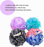PPHAO - Extra Large Soft Mesh Net Luffa Loofa Loufa Puff - Loofah Sponge - 75g - Image 3