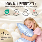 OLESILK 100% Mulberry Silk Toddler Pillowcase - Image 2