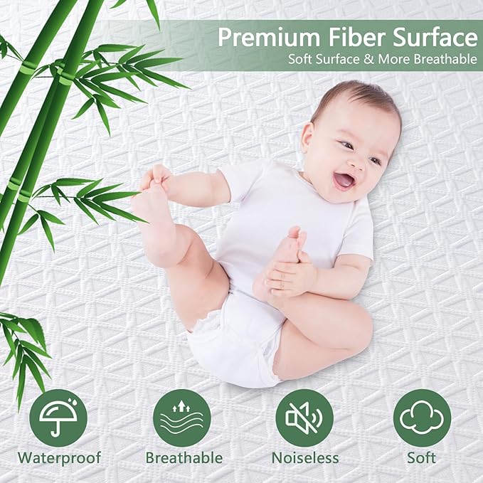 Premium Waterproof Mattress Protector King Size, Breathable Bed Cover 3D Air - Image 2