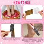 Mudder 2 Pieces Stainless Steel Pedicure Foot File Callus Remover Foot Scrubber - Image 3