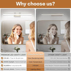 SOLFART 31.5 Inch Dimmable Bathroom Vanity Lights Over Mirror 5 Color - Image 7