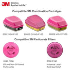 3M Full Facepiece Reusable Respirator 6800, Large Lens, ANSI High Impact Eye - Image 9