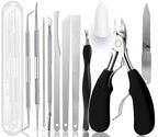 Ingrown Toenail File and Lifters Set, Professional Pedicure Tool Toenail by yeoeigm