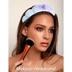 VELSCRUN Spa Headband, Makeup Face Wash Skincare Headbands, Stuff - Image 3