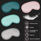 Bbto 4 Pcs Silk Sleep Eye Masks Smooth Soft Satin Eye Covers - Image 6